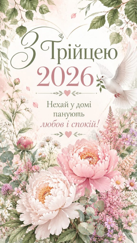 З Трійцею 2026: добрі побажання, картинки, СМС і листівки українською