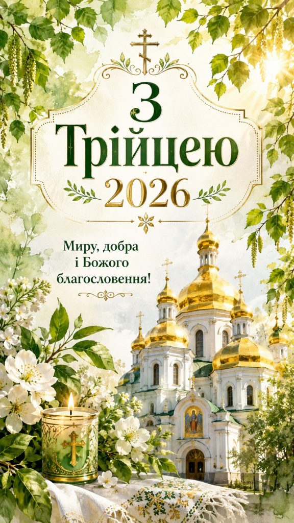 З Трійцею 2026: добрі побажання, картинки, СМС і листівки українською