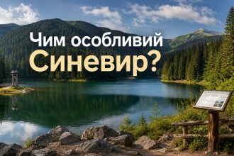 Цікаві факти про Синевир: висота 989 м, холодна вода і легенда перлини Карпат