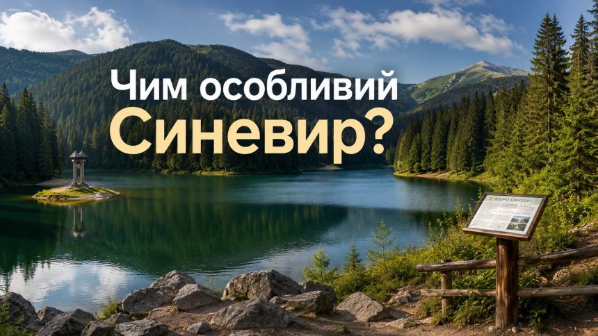Цікаві факти про Синевир: висота 989 м, холодна вода і легенда перлини Карпат
