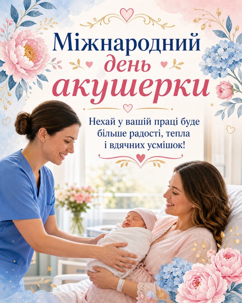 Міжнародний день акушерки 5 травня 2026: картинки, СМС, побажання прозою та листівки українською