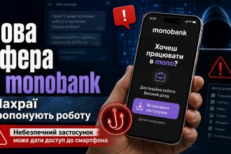 Нова афера від імені monobank: що не можна встановлювати на смартфон