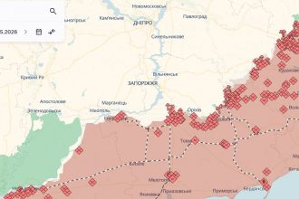 Карта бойових дій в Україні 17-18 травня 2026: де дивитися онлайн і що показує фронт сьогодні