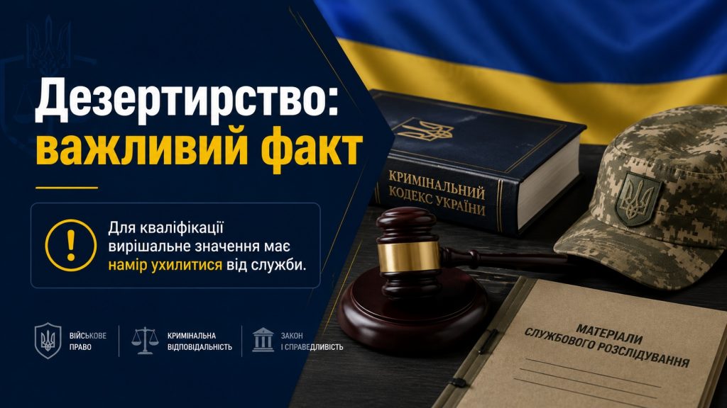 130 стаття у військовий час: що означає запит і яка відповідальність за дезертирство у 2026 році