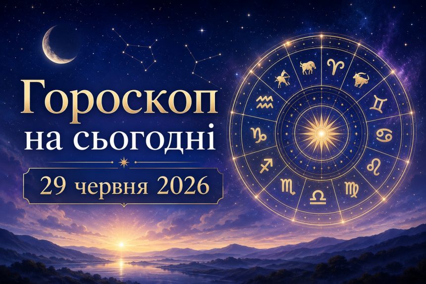 Гороскоп на сьогодні, 29 червня 2026, для всіх знаків Зодіаку: кохання, гроші та робота