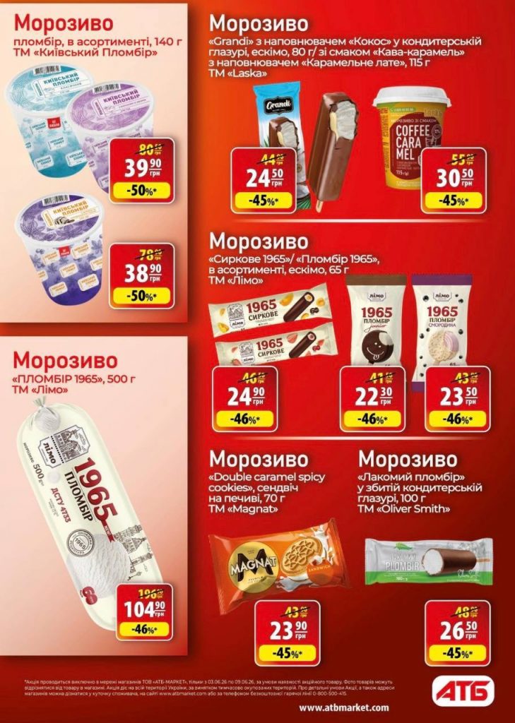 Товар дня в АТБ 5 червня 2026 — що можна купити сьогодні зі знижкою до 50%