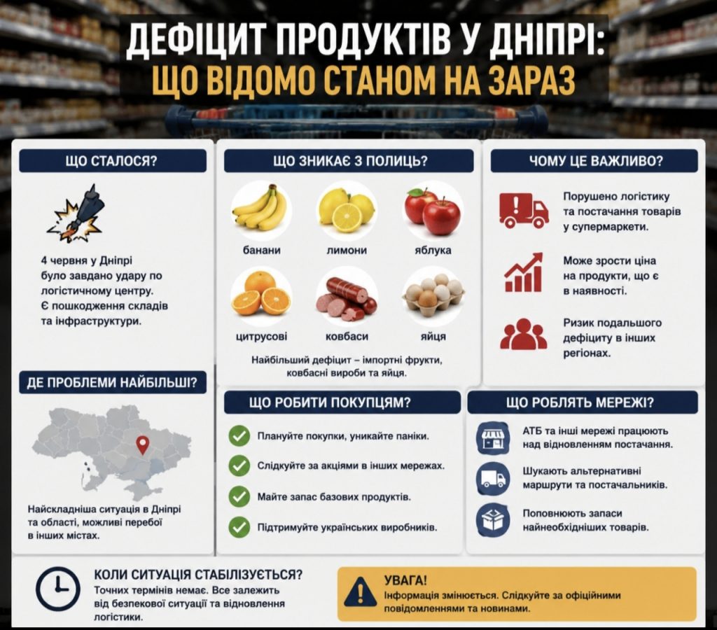 Де фіксують порожні полиці в АТБ та яких продуктів може не вистачати найближчим часом