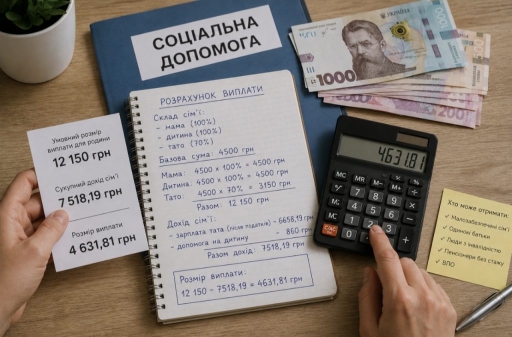 Базова соціальна допомога у 2026 році: хто отримає до 16 650 грн від держави та як оформити нові виплати