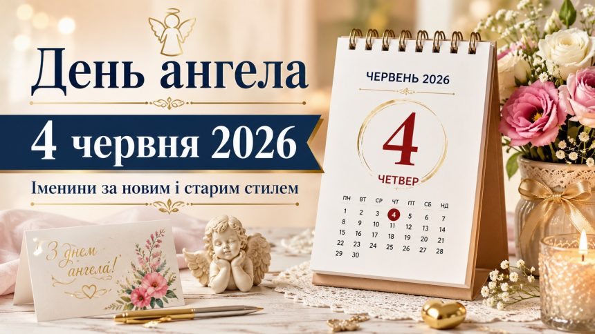 День ангела 4 червня 2026 в Україні за новим та старим стилем: хто святкує сьогодні, значення імен та побажання