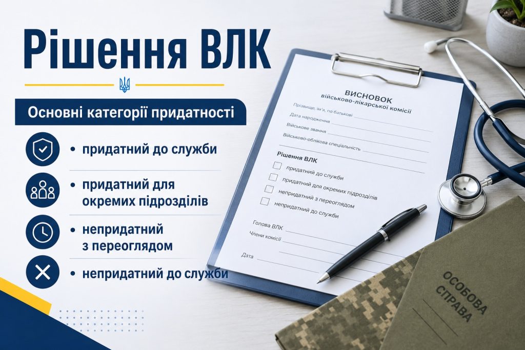 ВЛК у військовий час 2026: терміни проходження, повторна комісія та апеляція