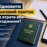 Як відновити військовий квиток у 2026 році: заява в ТЦК, штраф і терміни