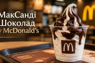 МакСанді Шоколад в McDonald’s Україна 2026: ціна, склад та як замовити