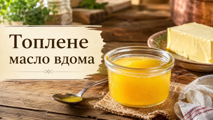 Як зробити топлене масло вдома: простий рецепт ги з вершкового масла