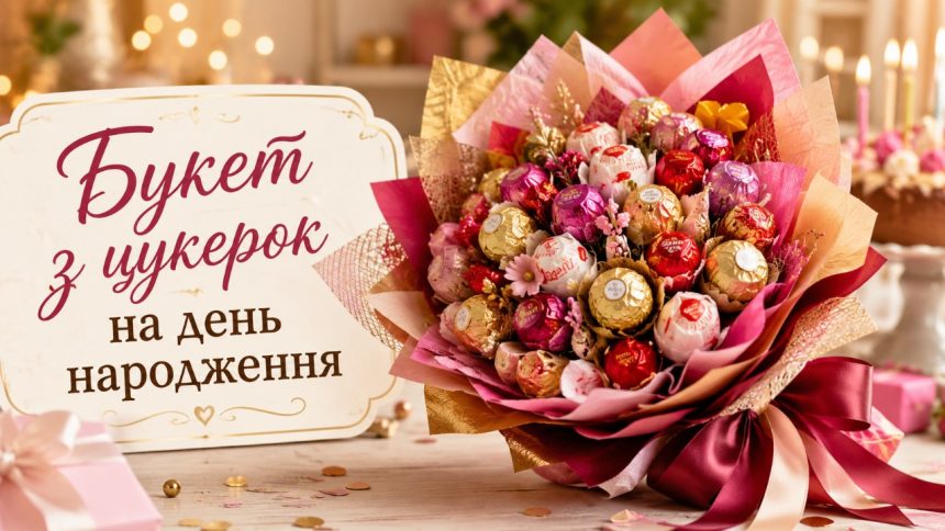 Як зробити букет з цукерок на день народження: покрокова інструкція для початківців