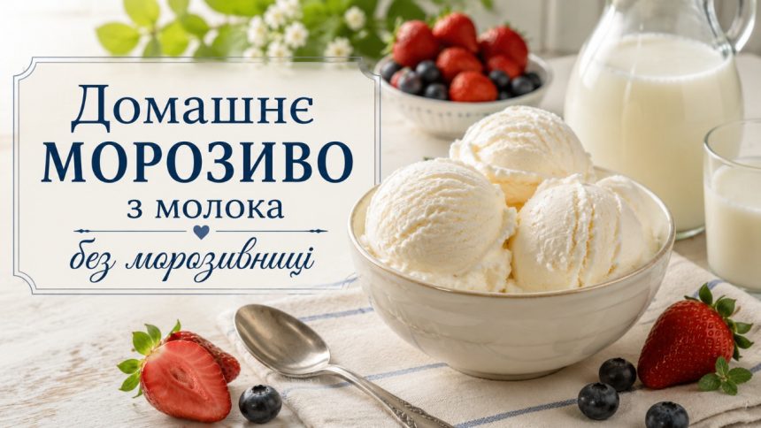 Як зробити морозиво в домашніх умовах з молока: 3 прості рецепти без морозивниці