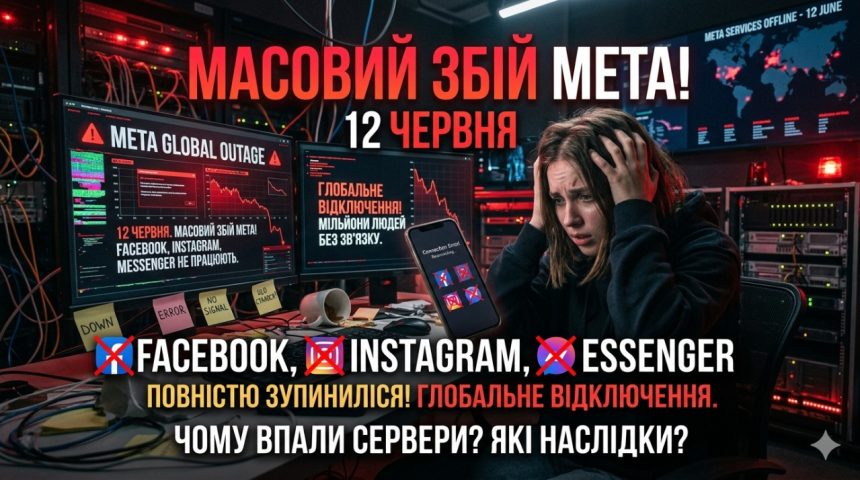 Глобальний збій Meta: причини та що робити, якщо Facebook, Instagram і Messenger не працюють