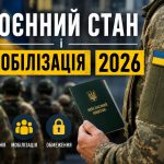 Воєнний стан в Україні 2026: до якого числа продовжено та які обмеження діють