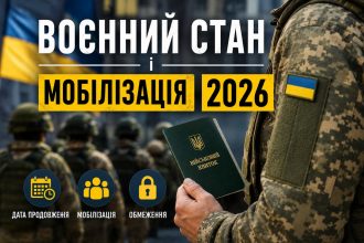 Воєнний стан в Україні 2026: до якого числа продовжено та які обмеження діють