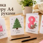 Як зробити листівку з А4 за 5 хвилин: ідеї для ДР, Нового року та 8 Березня