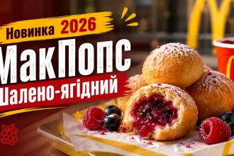 МакПопс Шалено-ягідний в McDonald’s Україна 2026: ціна, склад та як замовити новинку меню