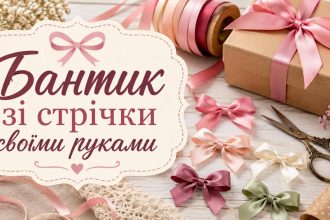 Як зав’язати бантик зі стрічки: класичний, на пальцях, з вусиками і на вилці
