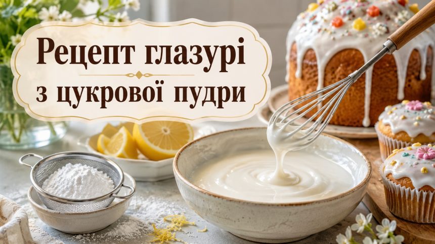 Як зробити глазур з цукрової пудри: рецепт для паски, кексів і тортів