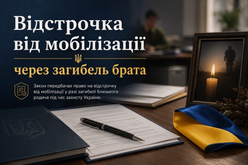 Чи мобілізують, якщо загинув брат на війні: підстава для відстрочки та які документи потрібні