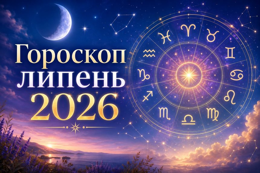Гороскоп на липень 2026 для всіх знаків Зодіаку: кохання, гроші, робота і важливі дати