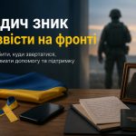 Що робити, якщо родич зник безвісти на війні: куди звертатися та які документи потрібні