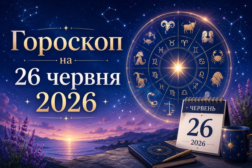 Гороскоп на сьогодні, 26 червня 2026, для всіх знаків Зодіаку: кохання, гроші та робота