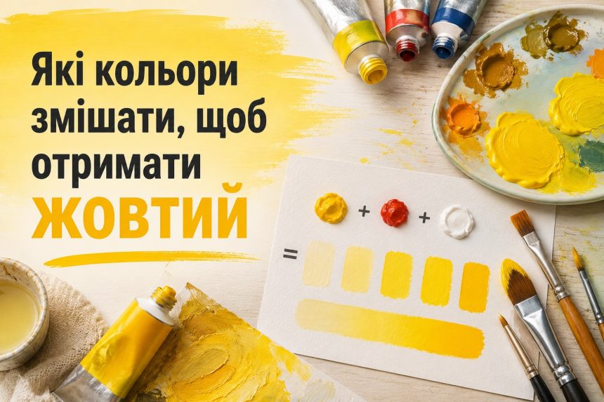 Як зробити жовтий колір: чистий, лимонний, гірчичний та охра