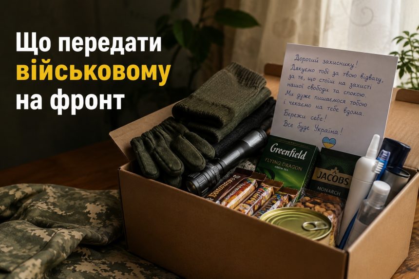 Як підтримати військового на фронті: листи, посилки та теплі речі
