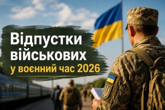 Відпустка військовослужбовців у воєнний час 2026: види, тривалість і правила оформлення