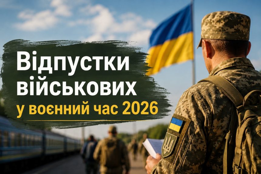 Відпустка військовослужбовців у воєнний час 2026: види, тривалість і правила оформлення