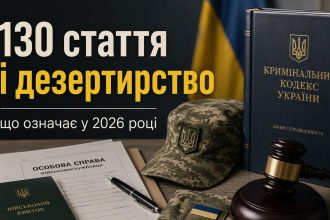 130 стаття у військовий час: що означає запит і яка відповідальність за дезертирство у 2026 році