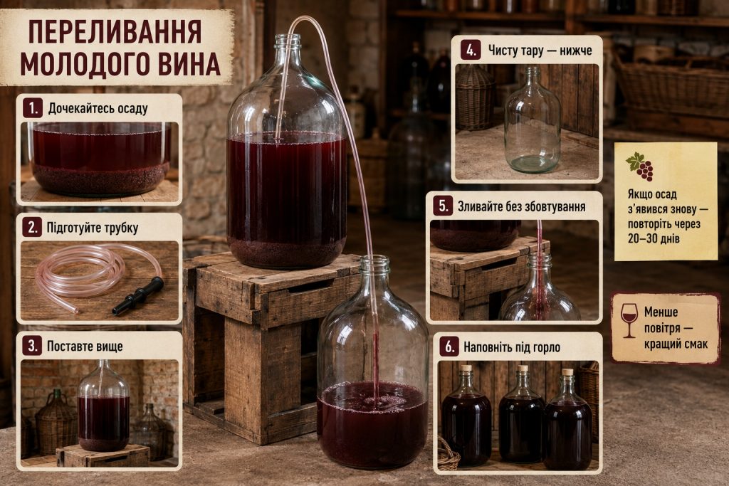 Як зробити вино з винограду в домашніх умовах: рецепт, час бродіння та правила переливання