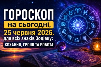 Гороскоп на сьогодні, 25 червня 2026, для всіх знаків Зодіаку: кохання, гроші та робота