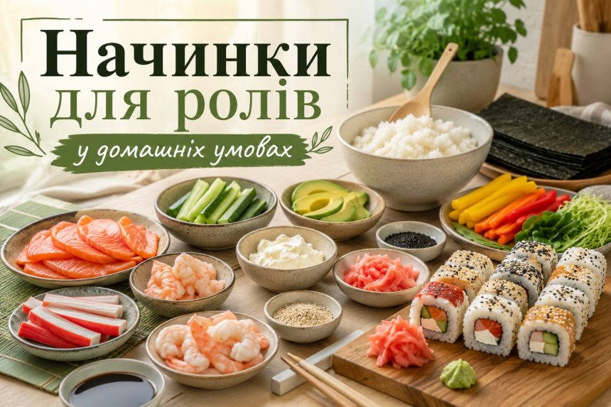 З чим зробити суші вдома: найкращі начинки для класичних і вегетаріанських ролів