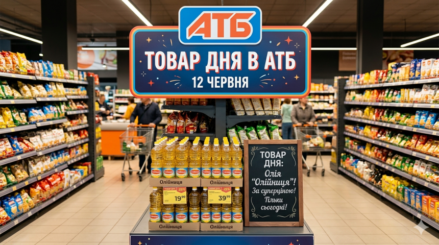 Товар дня в АТБ 12 червня 2026 — що можна купити сьогодні зі знижкою до 50%