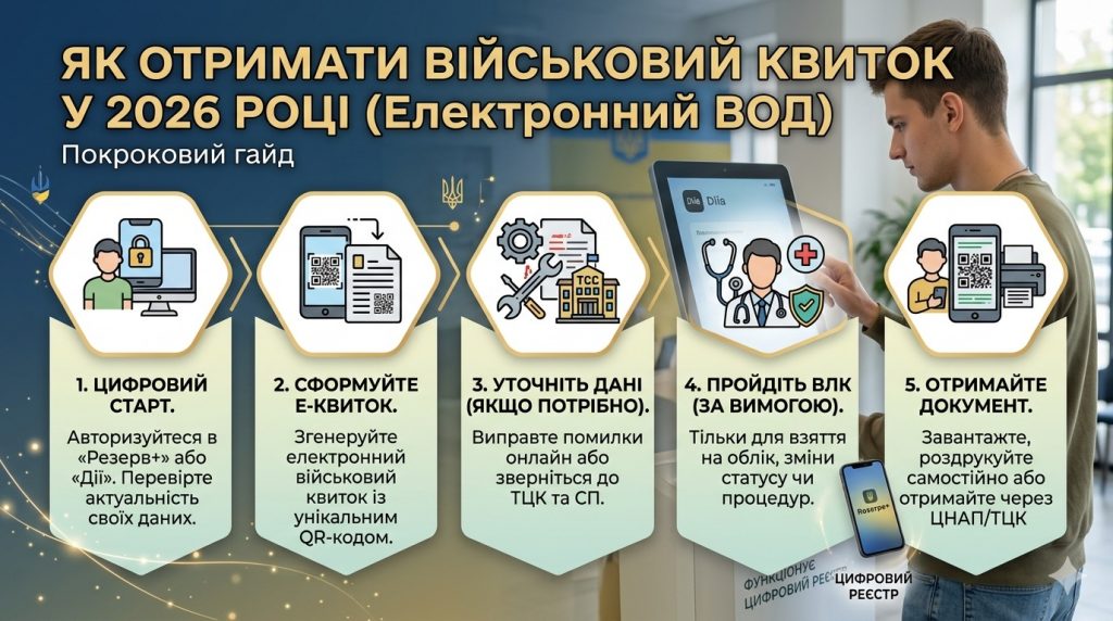 Як отримати військовий квиток у 2026 році