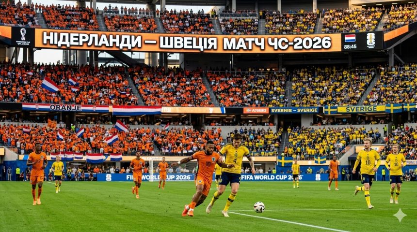 Нідерланди — Швеція на ЧС-2026: коли буде матч та де дивитися онлайн