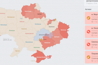 Повітряна тривога в Україні 4 червня 2026: онлайн-карта сирен у режимі реального часу
