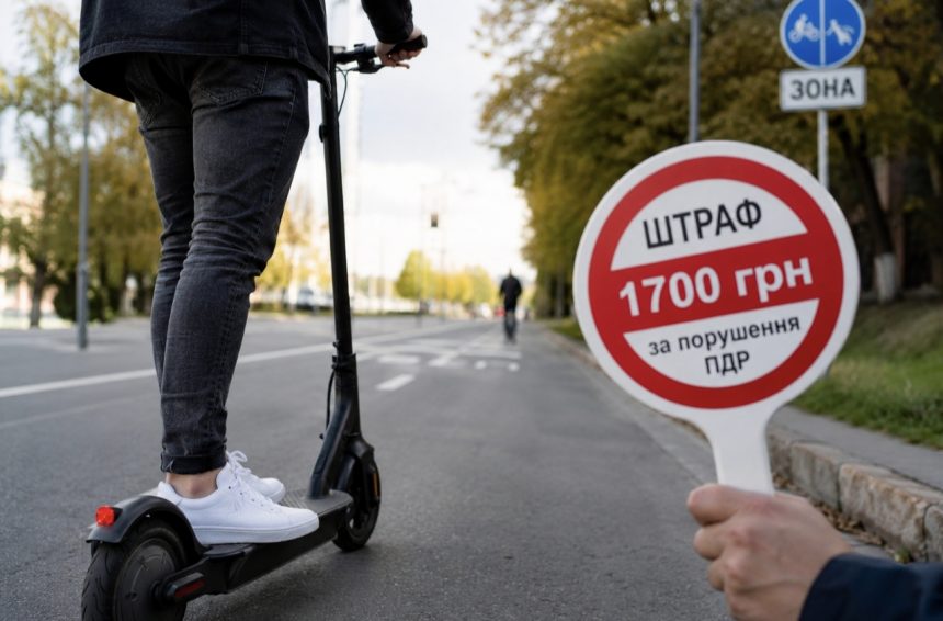 Власникам електросамокатів готують суворі штрафи: кого можуть позбавити транспорту та оштрафувати на 17 тисяч