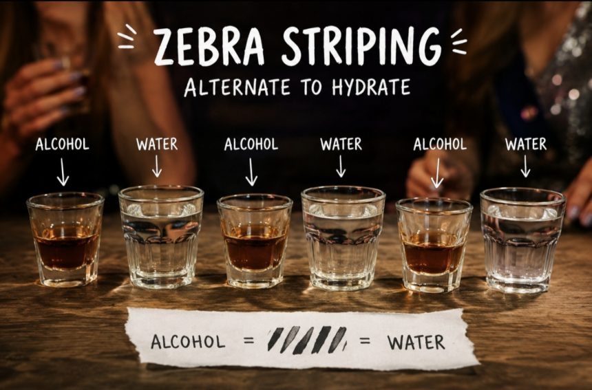 Що таке Zebra Striping і чи допомагає цей метод уникнути похмілля після алкоголю