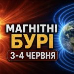 Магнітні бурі 3-4 червня 2026: який K-індекс сьогодні та як сонячна активність вплине на самопочуття