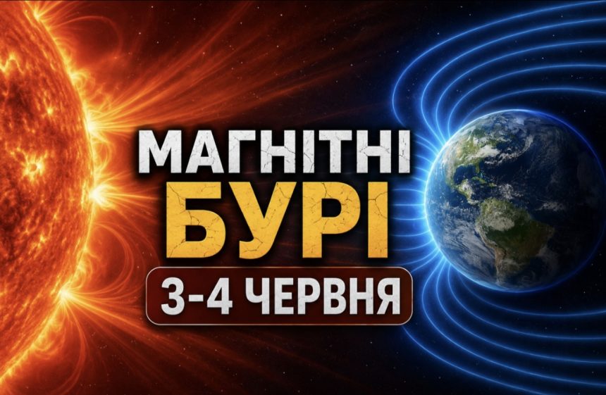 Магнітні бурі 3-4 червня 2026: який K-індекс сьогодні та як сонячна активність вплине на самопочуття