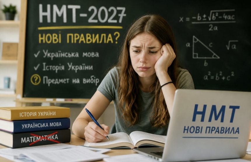 Математика більше не буде обов’язковою на НМТ: кого торкнуться нові правила вступу