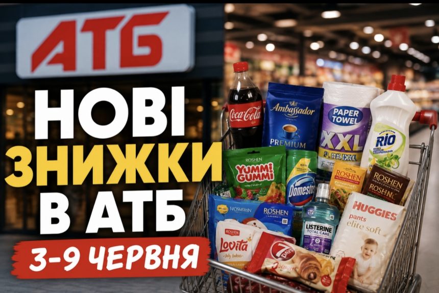Товар тижня в АТБ 27 травня-2 червня 2026 — що можна купити зі знижкою до 50%