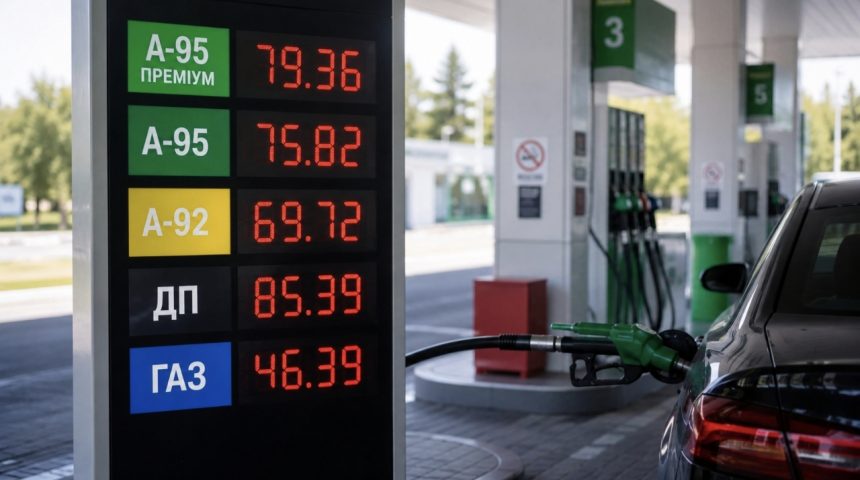 Актуальні ціни на бензин, дизель і газ на АЗС України 5 червня 2026 року: скільки коштує літр пального сьогодні