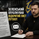 Зеленський опублікував відкритий лист путіну та закликав до особистої зустрічі для завершення війни